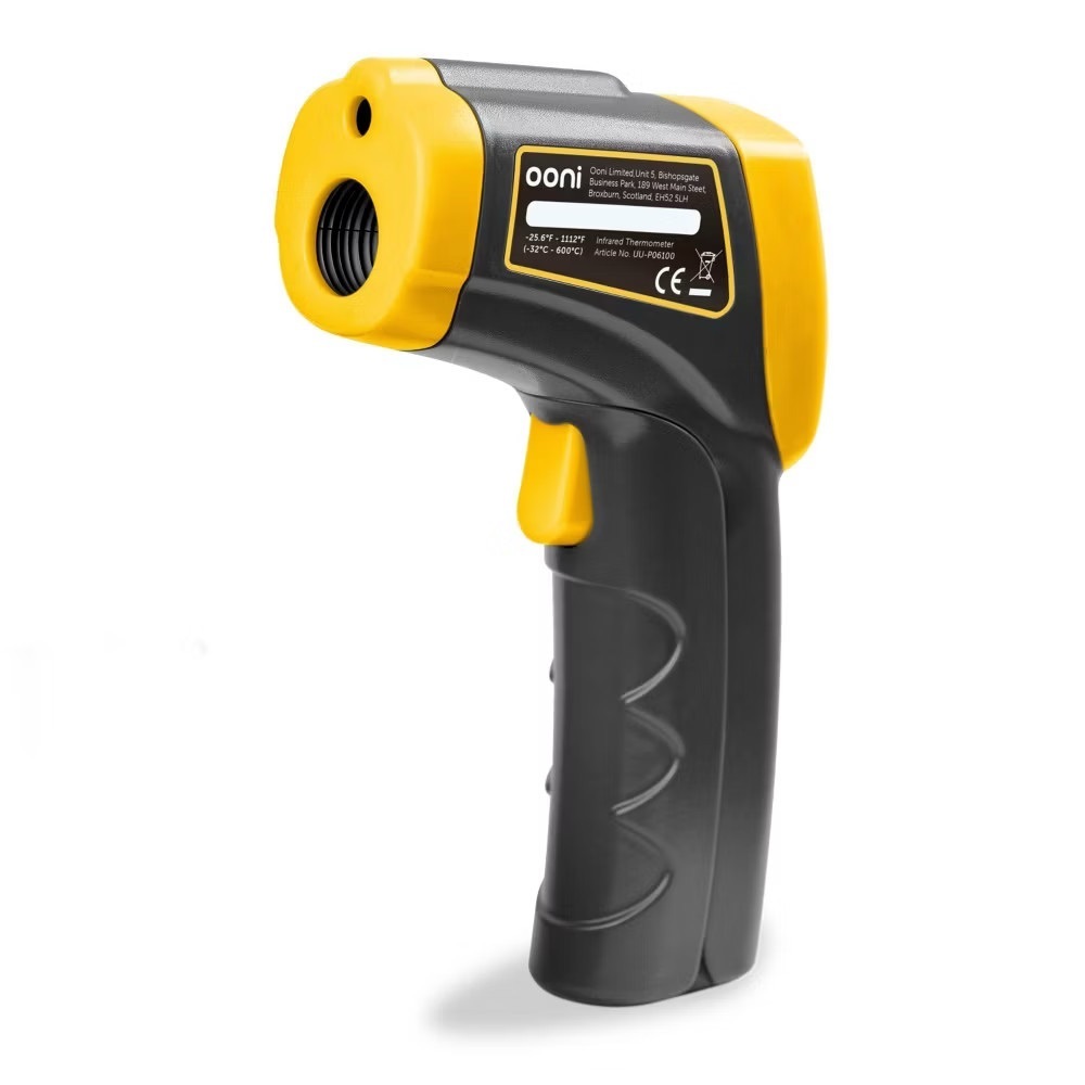 New Ooni Infrared Thermometer with Yellow and Black Design